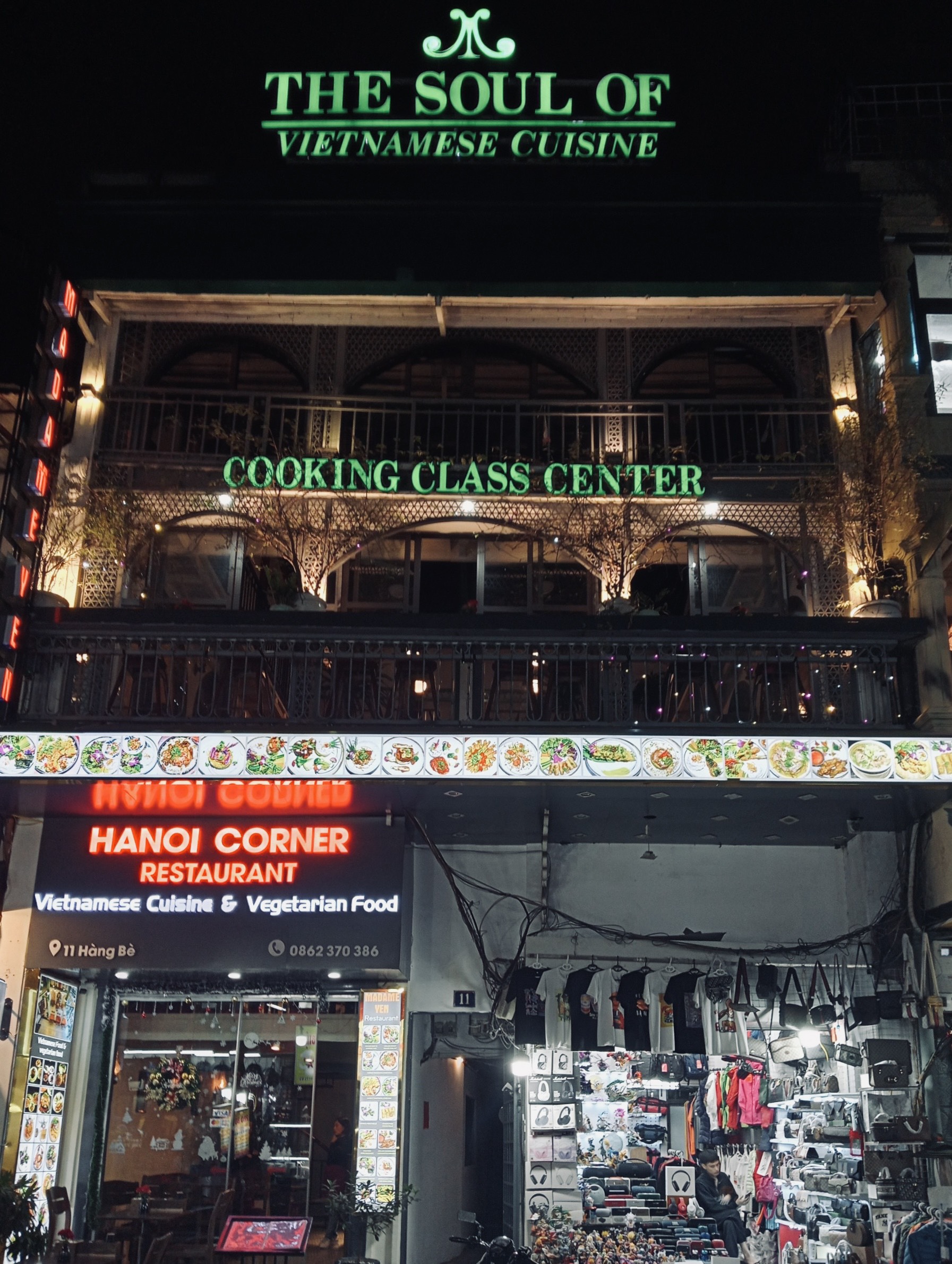 Overview of Hanoi Corner Restaurant